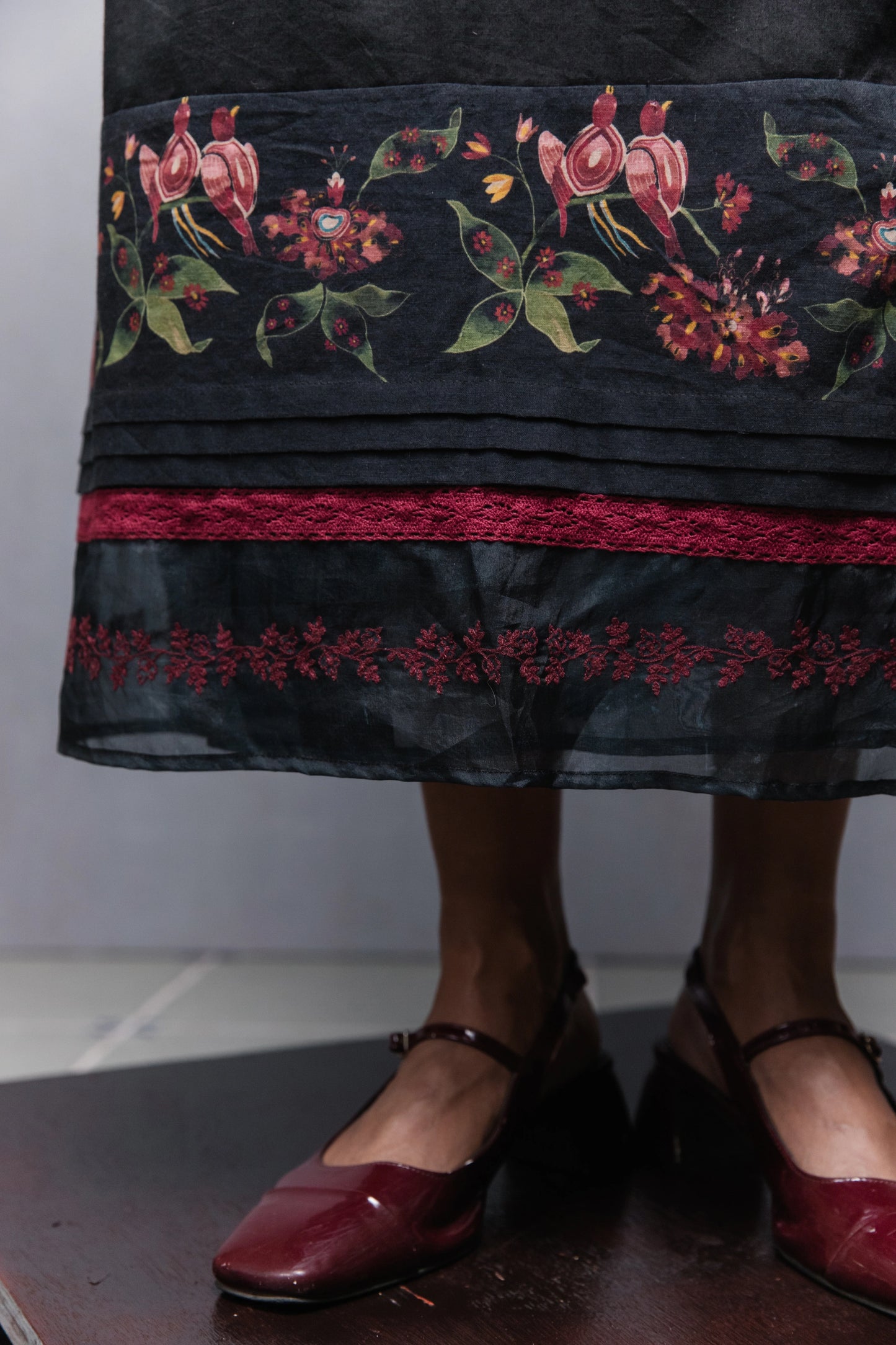 Jama dress in black