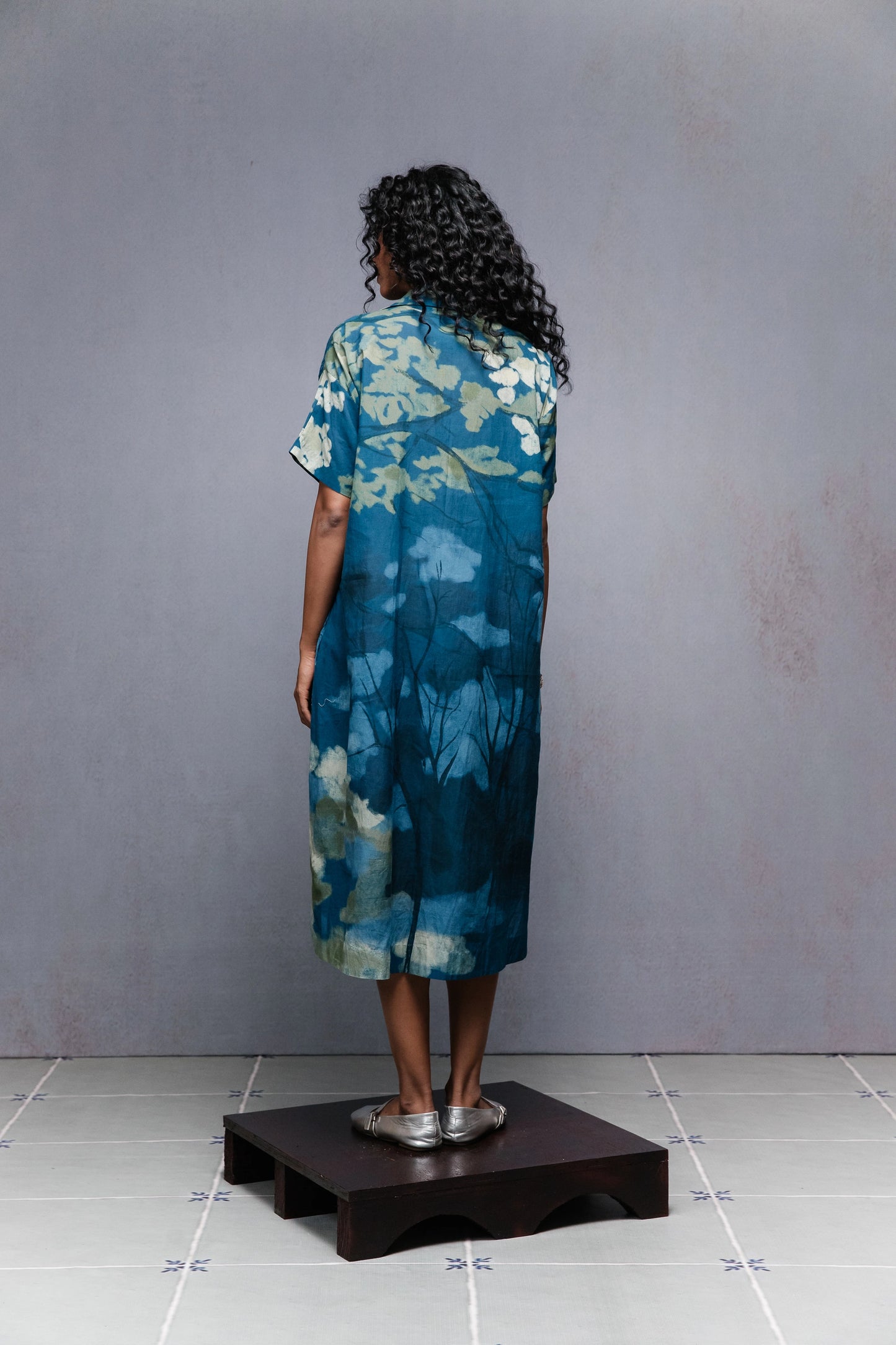Eva dress in blue