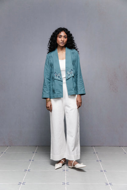 Selvage White Pants