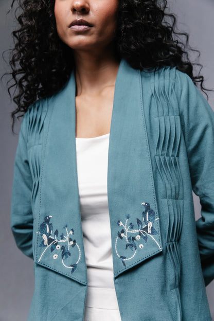 Selvage jacket blue