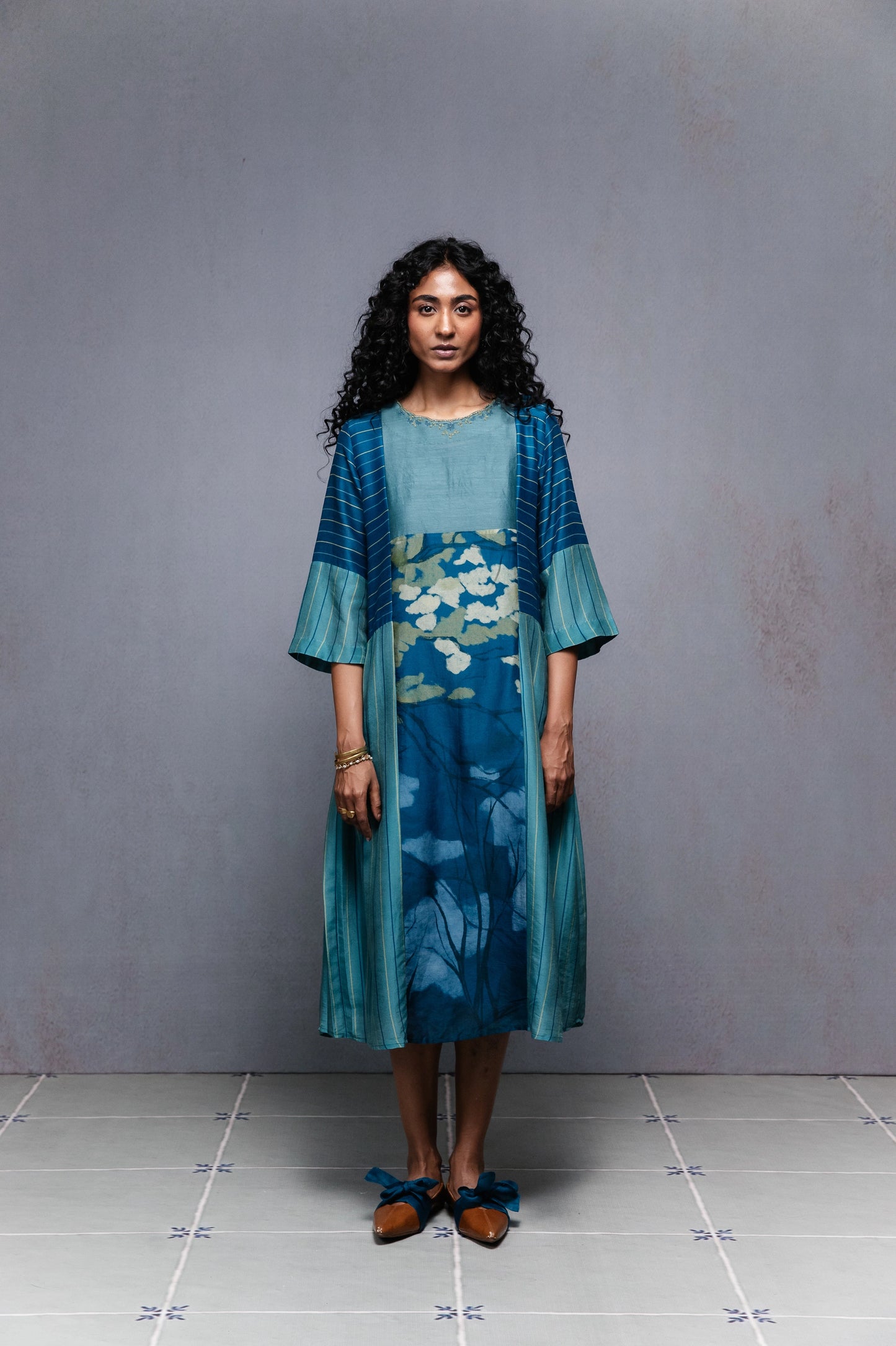 Sia dress in blue