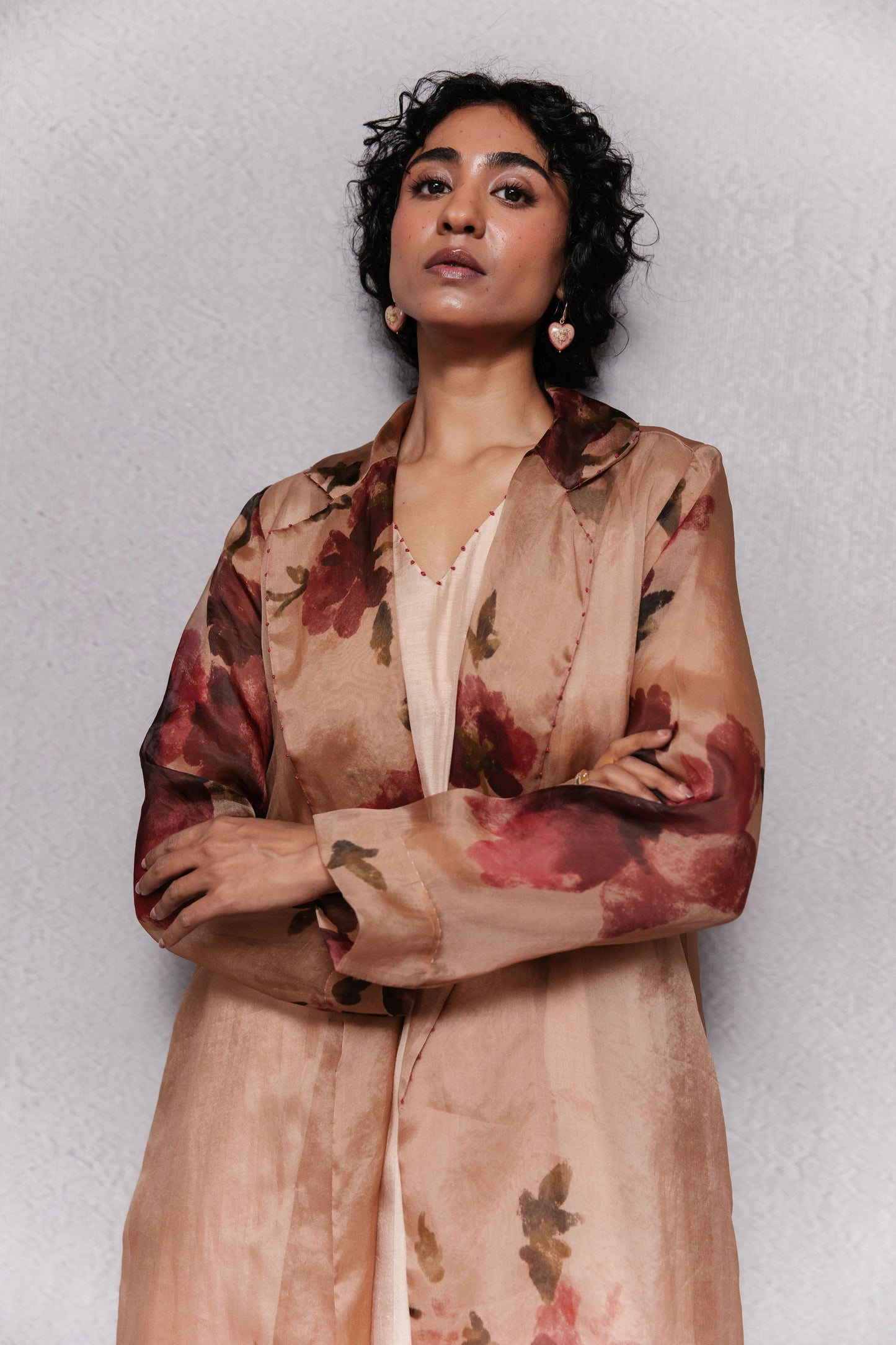 Cattleya trench beige set