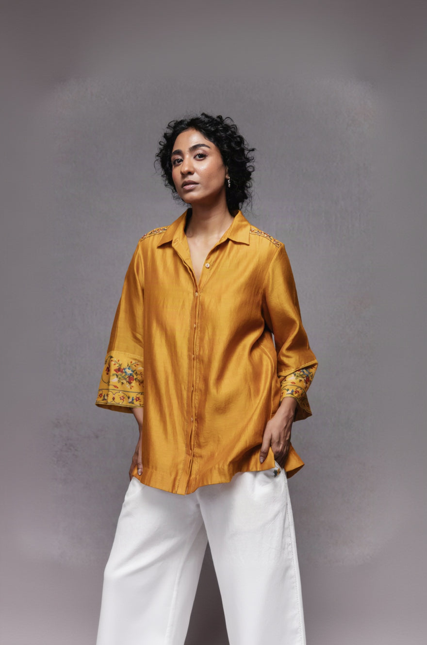 Raha shirt mustard