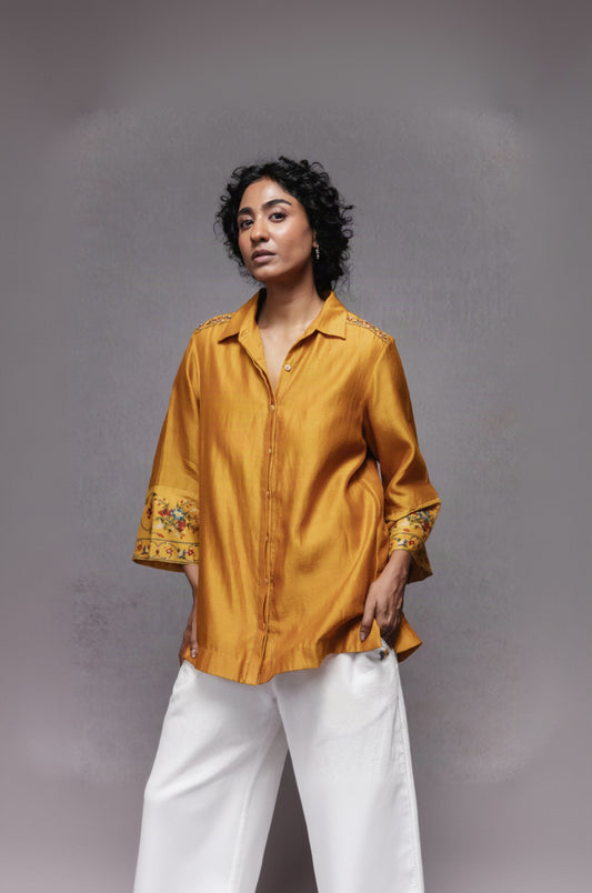 Raha shirt mustard