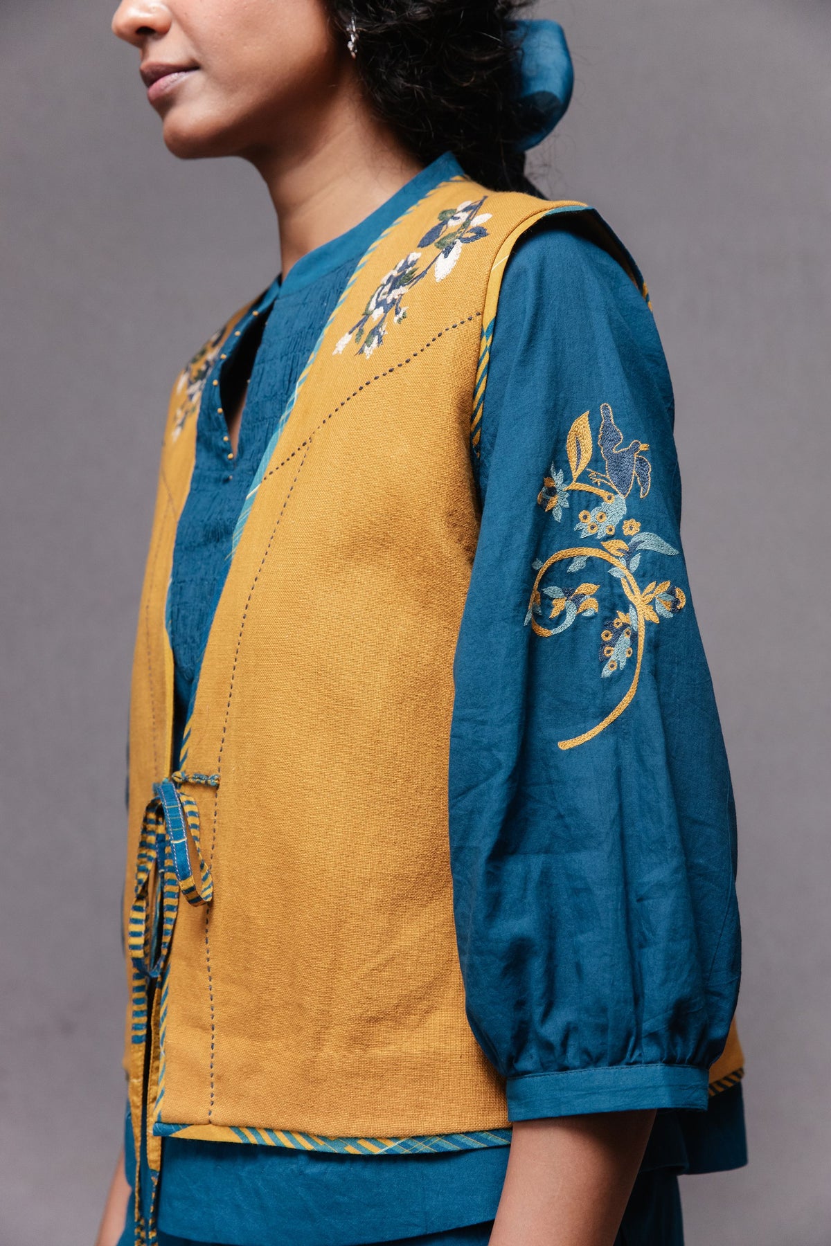 Terra top in blue