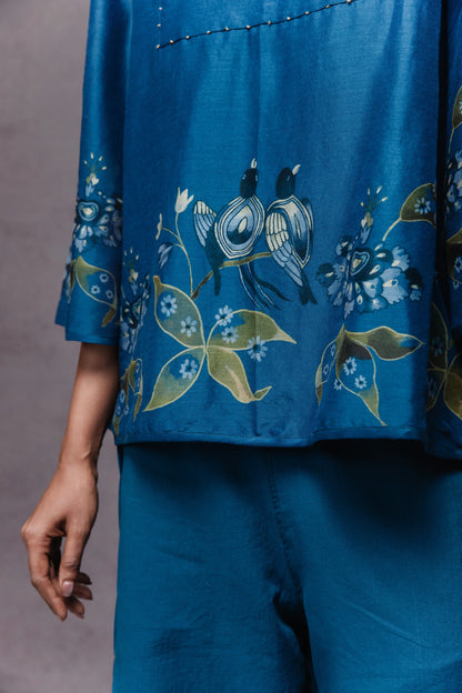Frida Top Blue