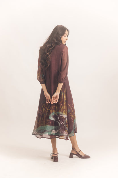 Aurora Jacket set Wine