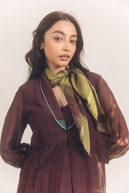 Aurora Jacket set Wine