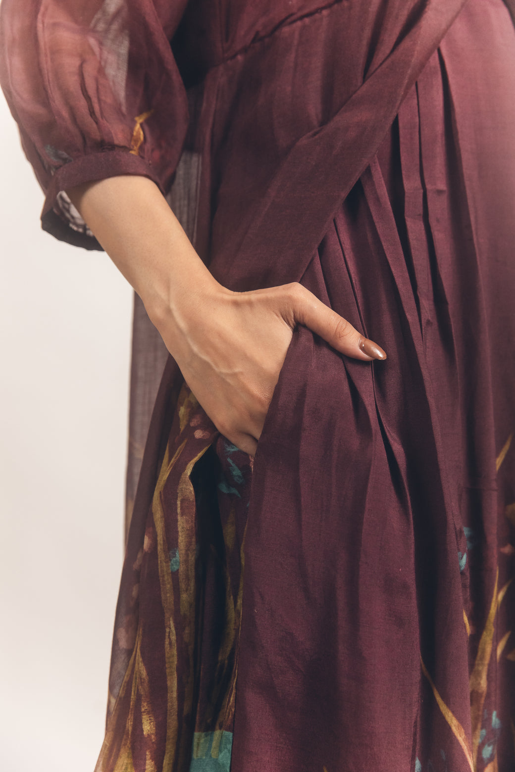 Aurora Jacket set Wine